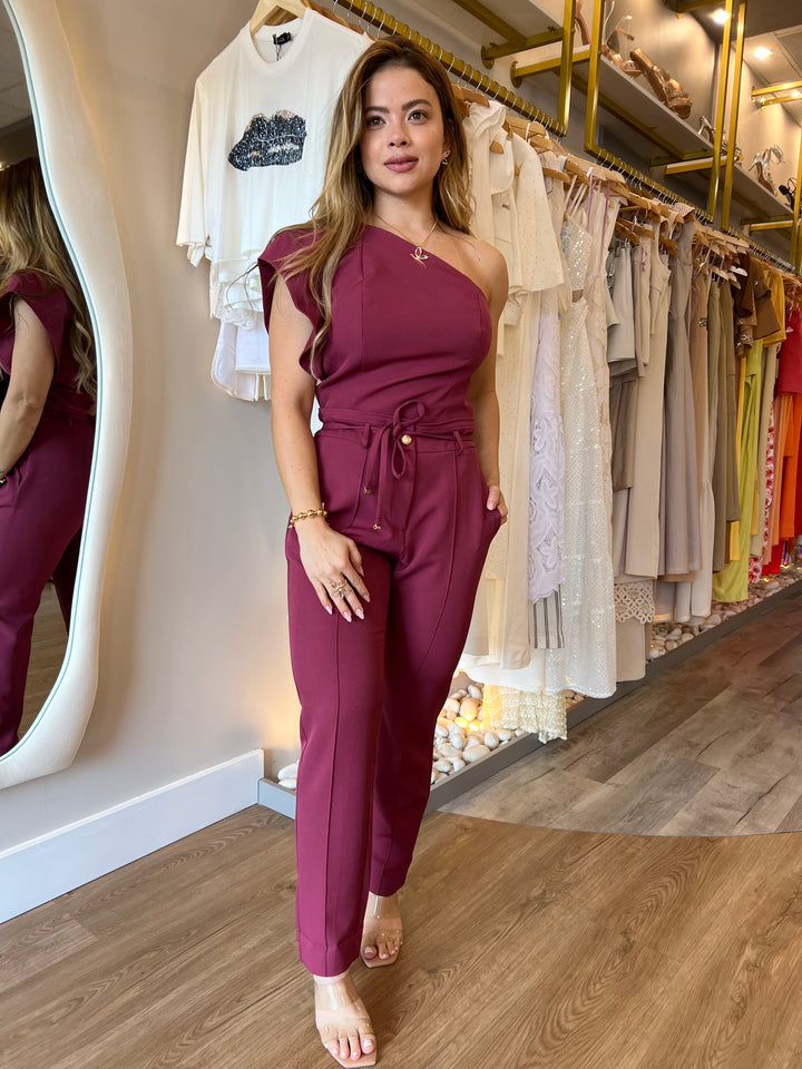 Karmani - One Shoulder Cropped Set