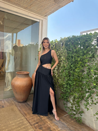 Bfly -  Long dress with Side Cutout