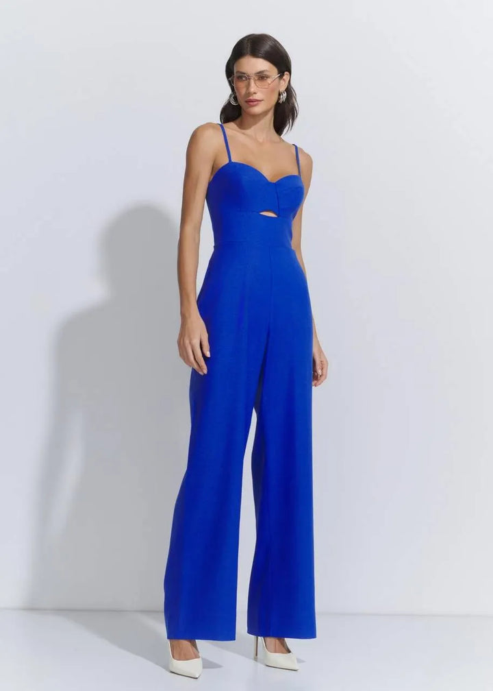 Lore - Wide Jumpsuit with Bust Cutouts