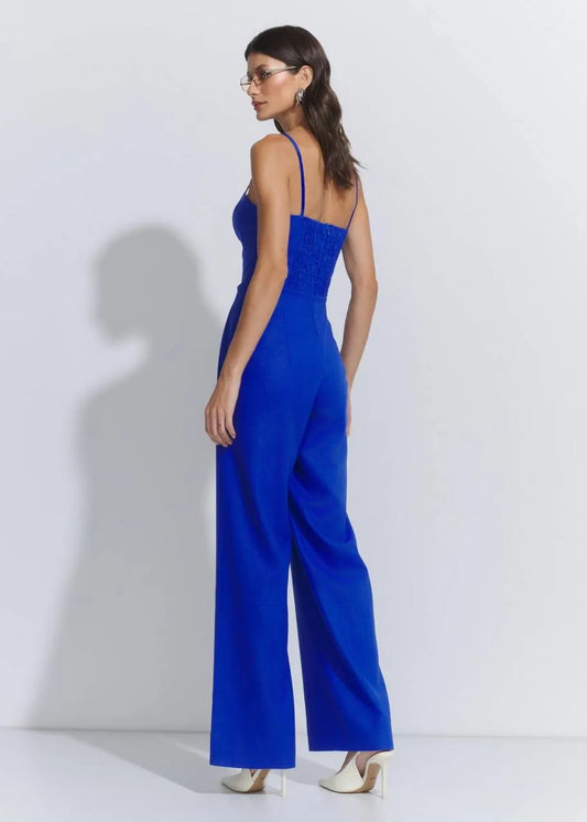 Lore - Wide Jumpsuit with Bust Cutouts