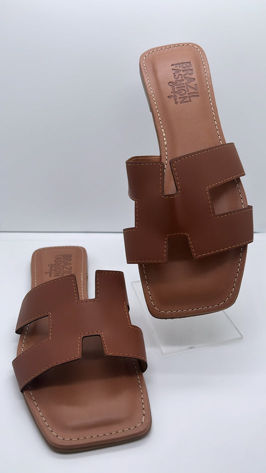 Bfb Shoes - Flat Brown Hermes (H)