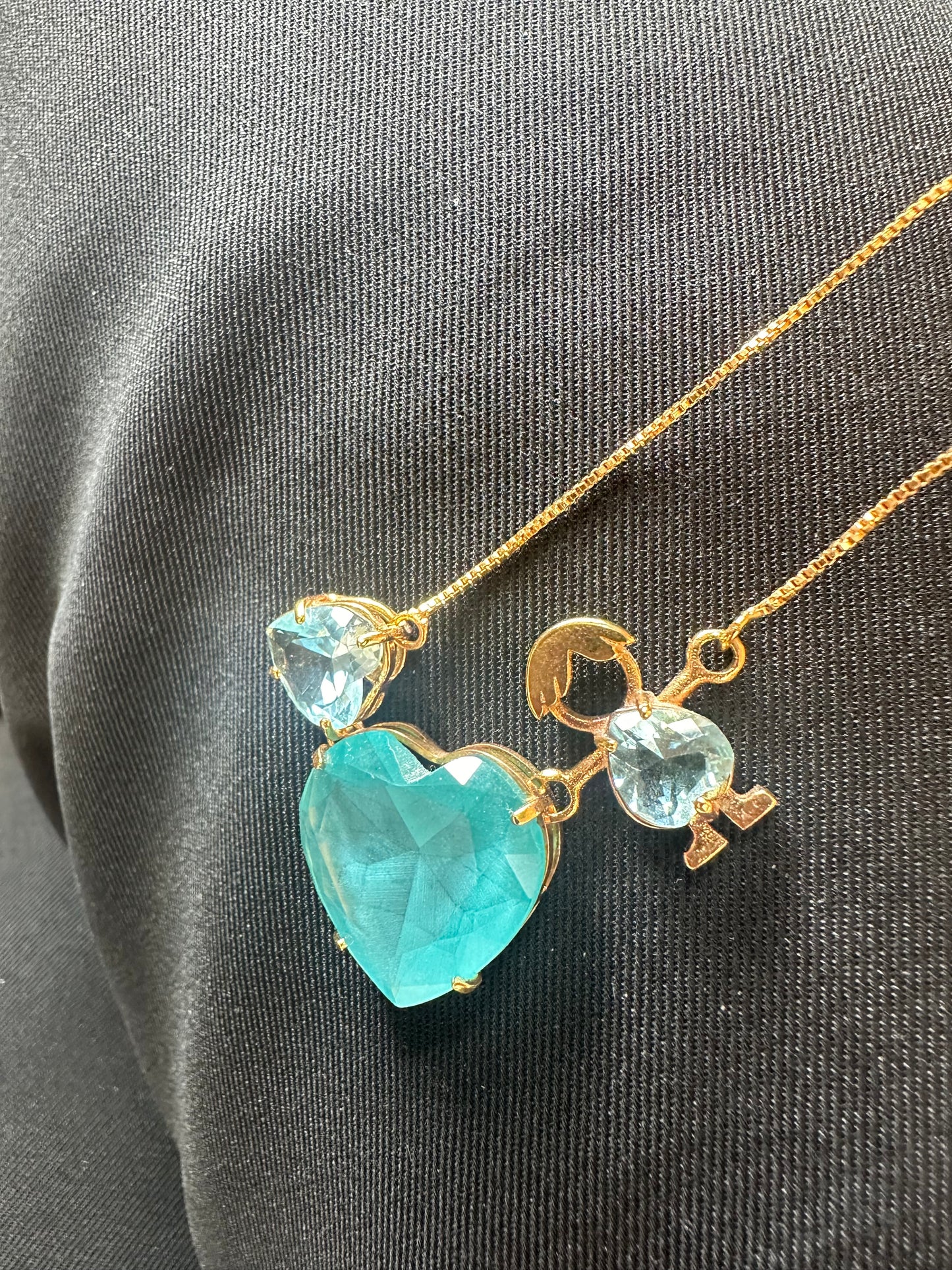 Colorful Heart Son Necklace