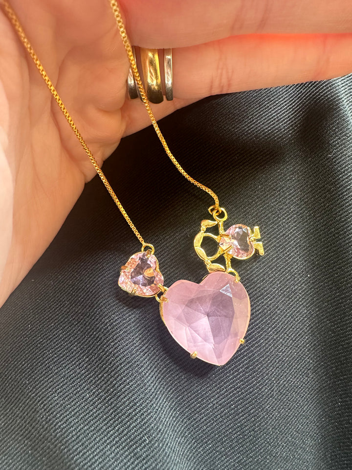 Nuria - Colorful Heart Son Necklace