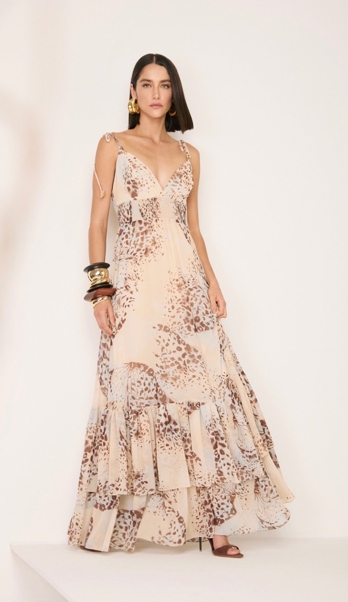 Isa Paes - Printed Long Dress
