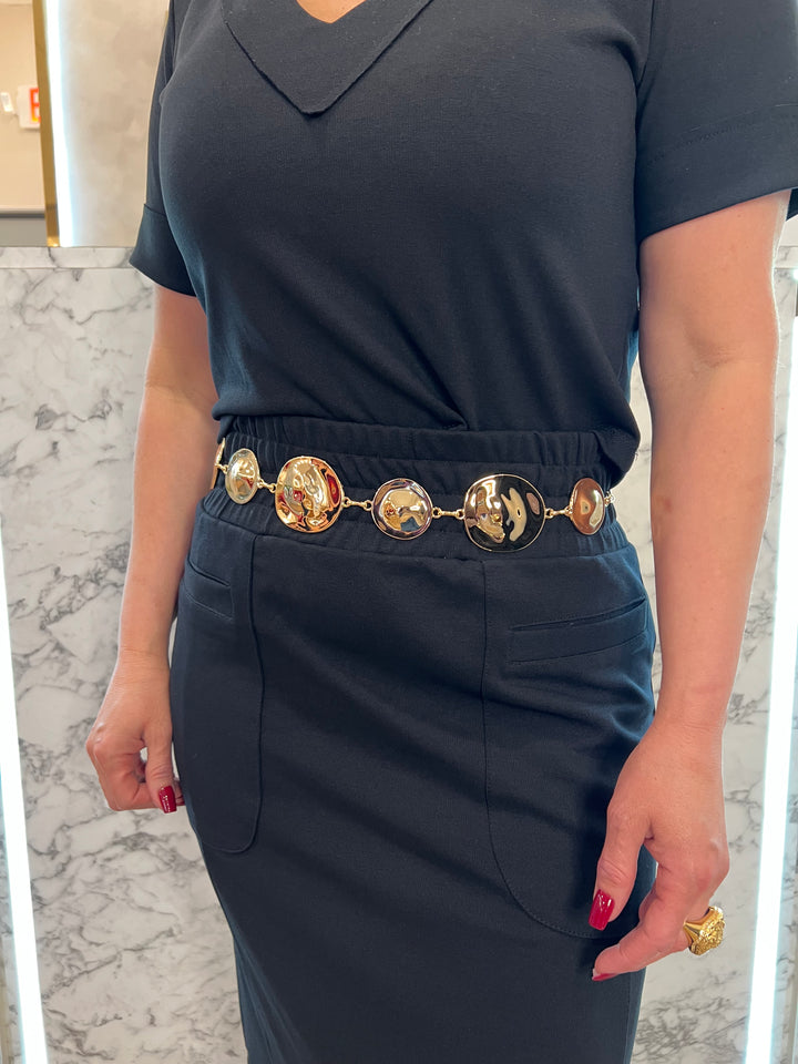 Bfb - Circle Belt Gold