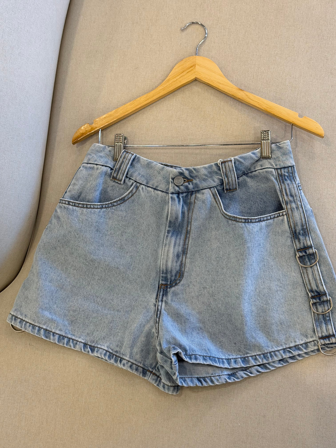 Alcance Jeans - Short Mom Realce