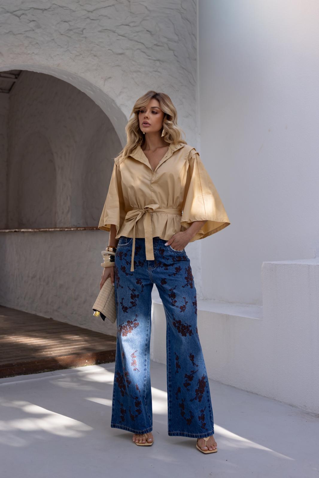 Contra Sensura - Mariposa Floral Jeans