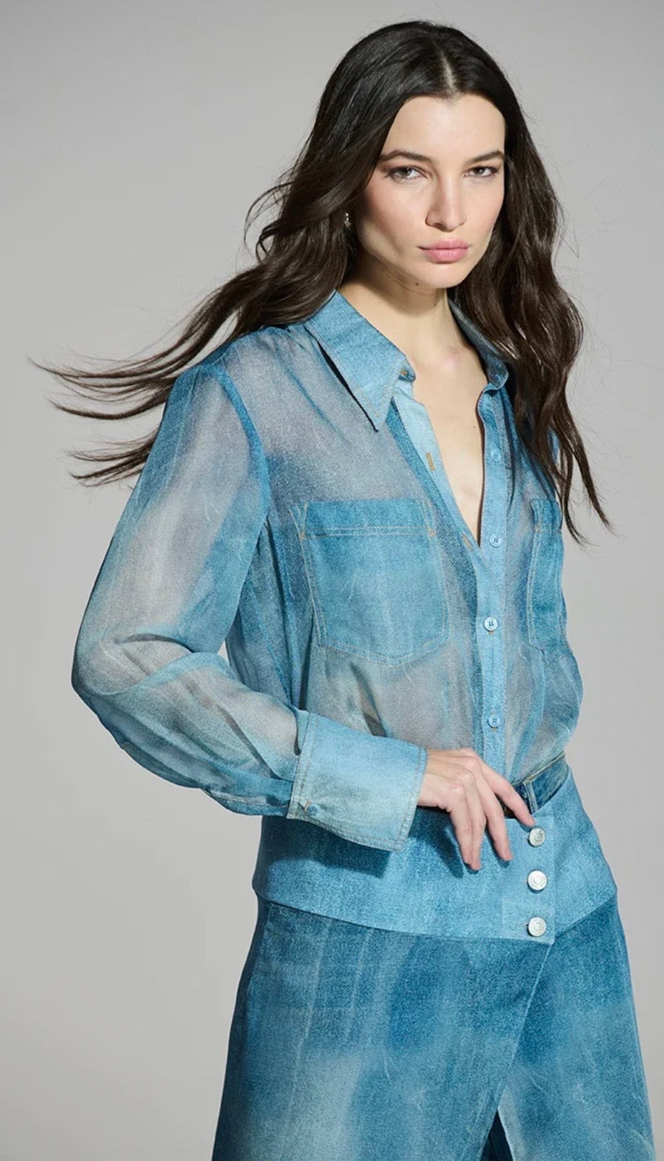 Caos - Washed Denim Shirt