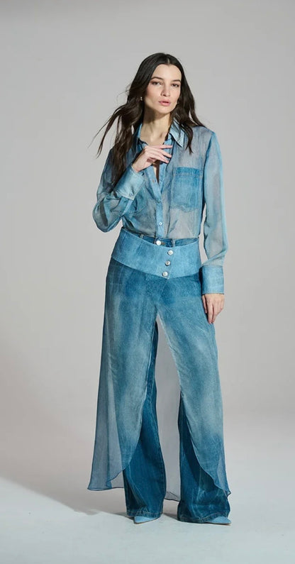Caos - Washed Denim Shirt