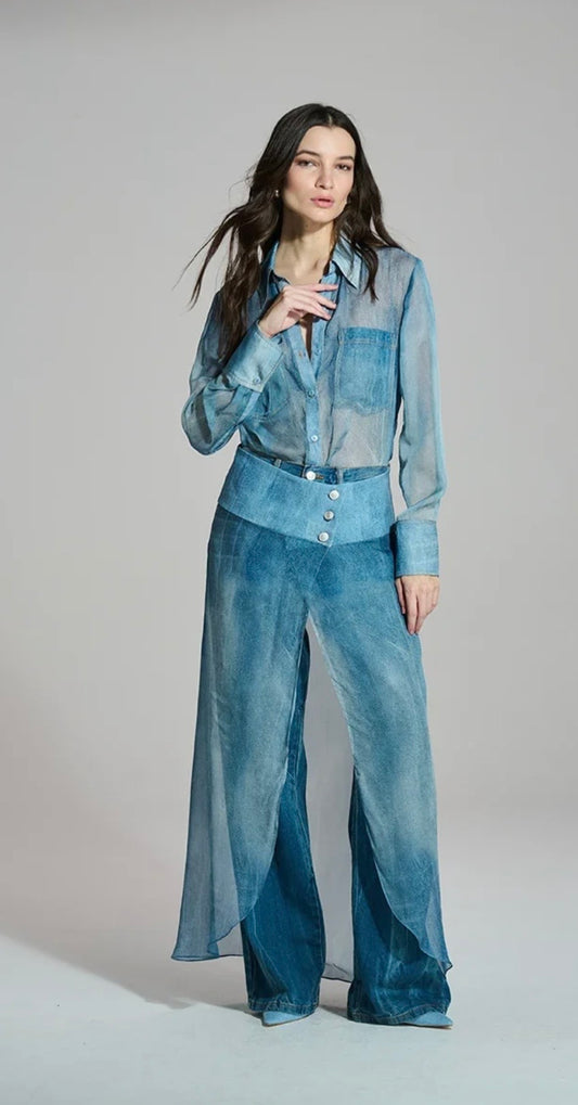 Caos - Washed Denim Shirt