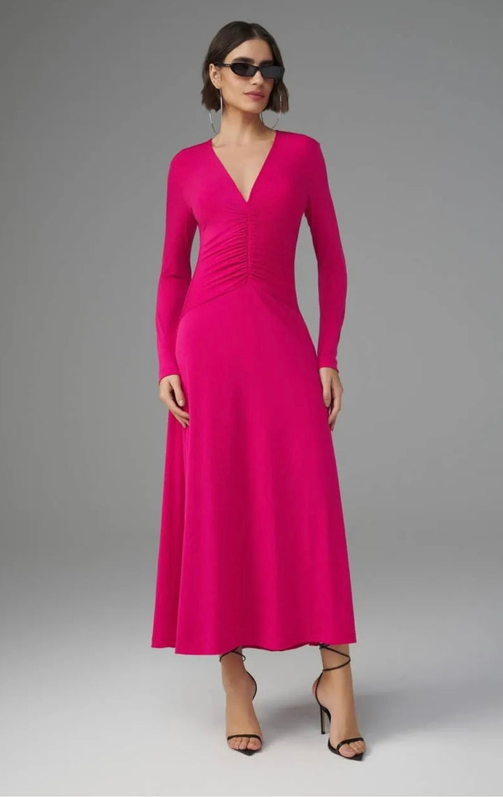 Lore - Jersey Ruched Midi Dress