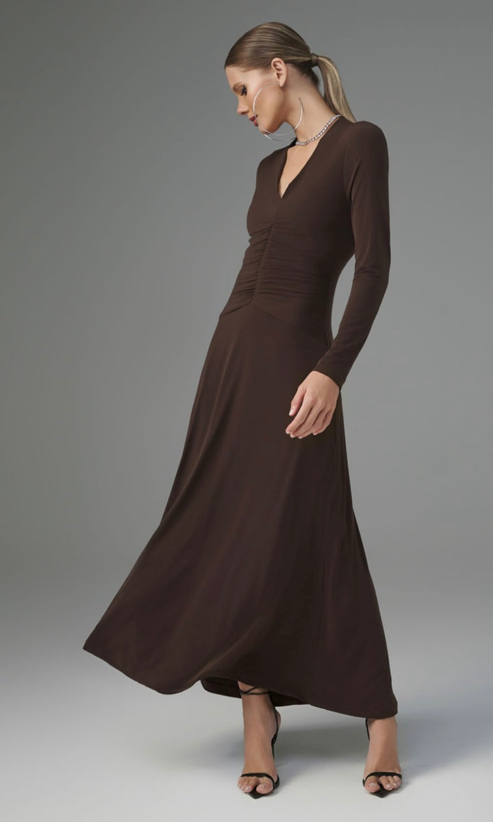 Lore - Jersey Ruched Midi Dress