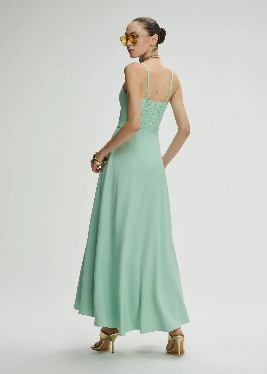 Lore - Ruched-Bust Maxi Dress