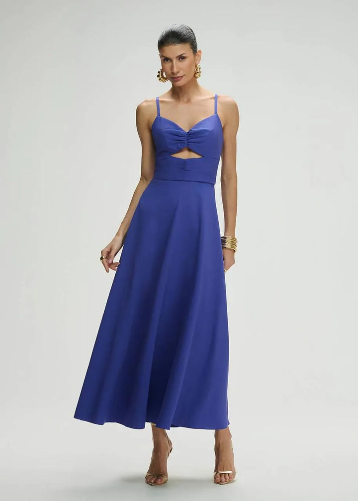 Lore - Ruched-Bust Maxi Dress