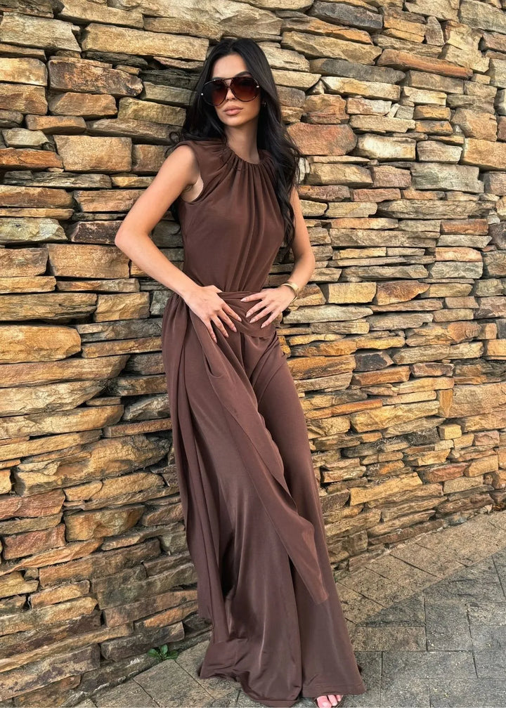 Lore - Bodysuit and Tie-Waist Pants Set