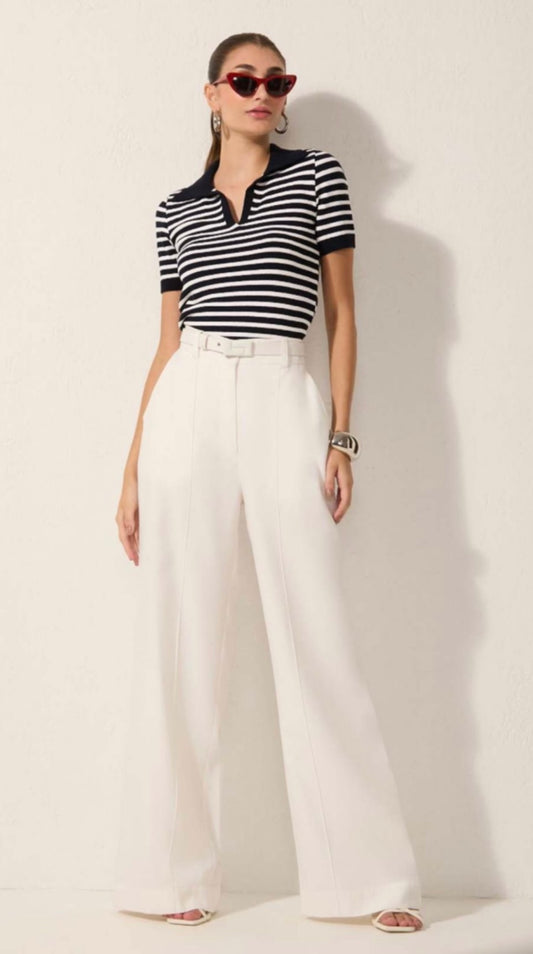 Lore - Essential Belted Wide Leg Pants