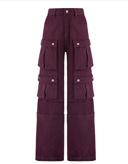 Alcance Jeans - Calças Cargo Utilitárias
