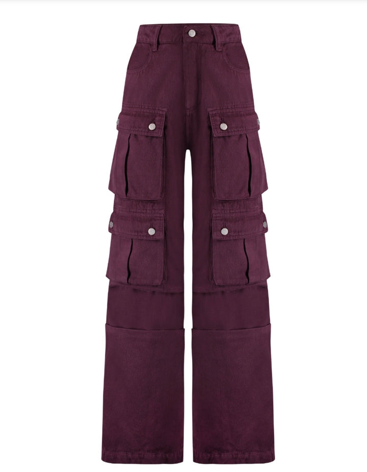 Alcance Jeans - Calças Cargo Utilitárias