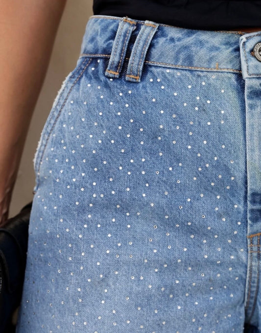 Contra Sensura - Rhinestone Shorts
