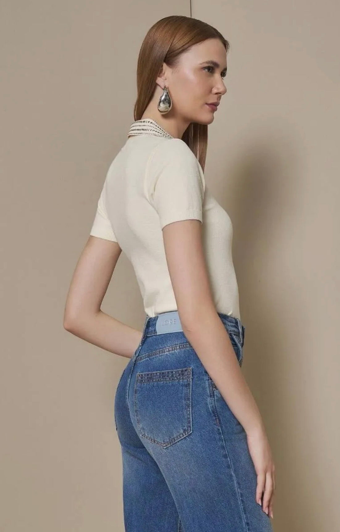 Lore - Shine Collar Polo Shirt