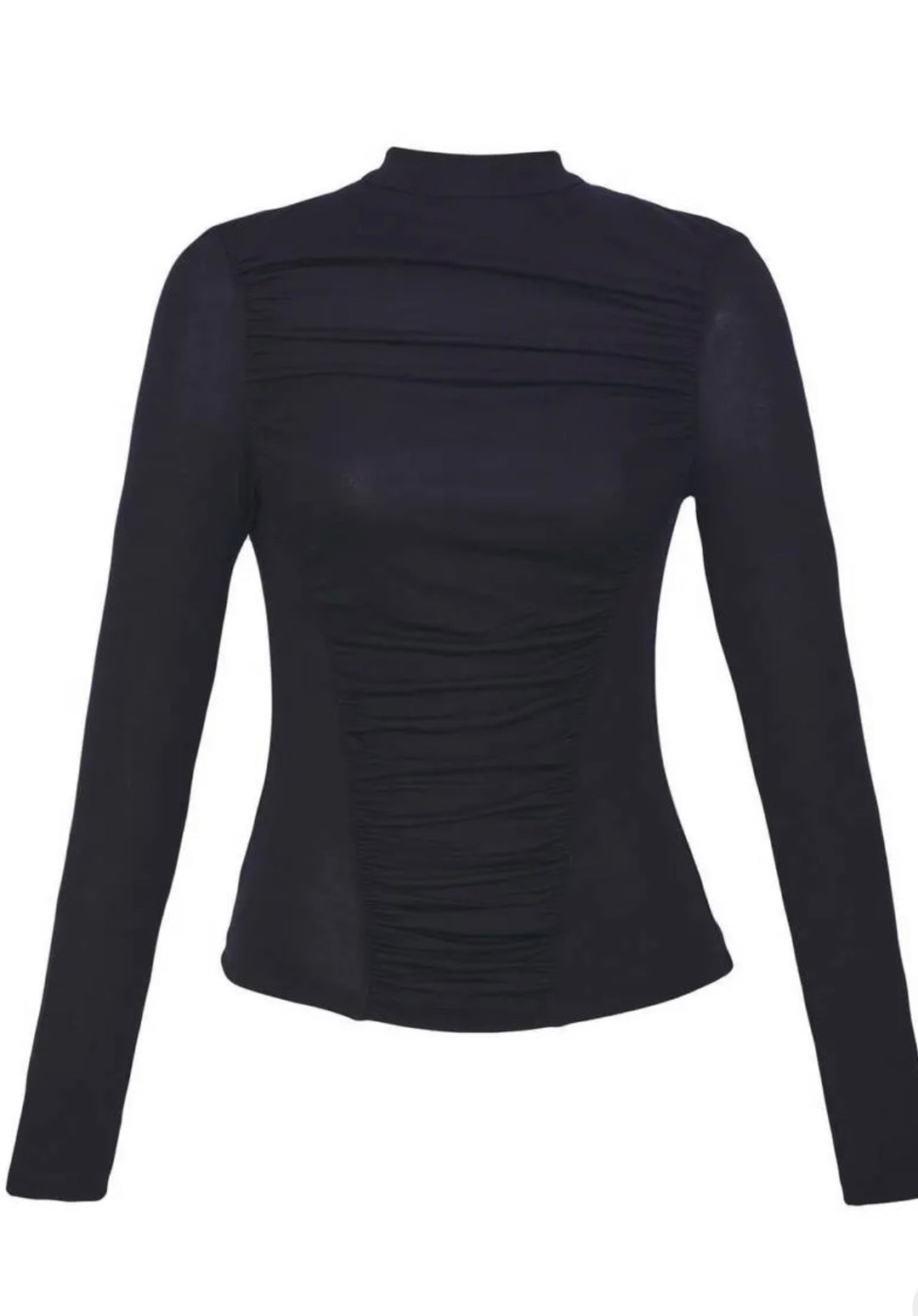 Lore - Ruched Long-Sleeve Blouse