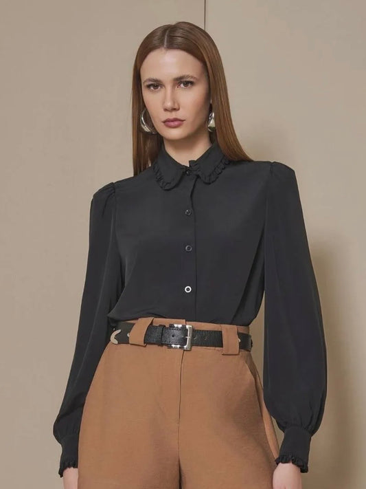 Lore - Mini-Ruffle Shirt