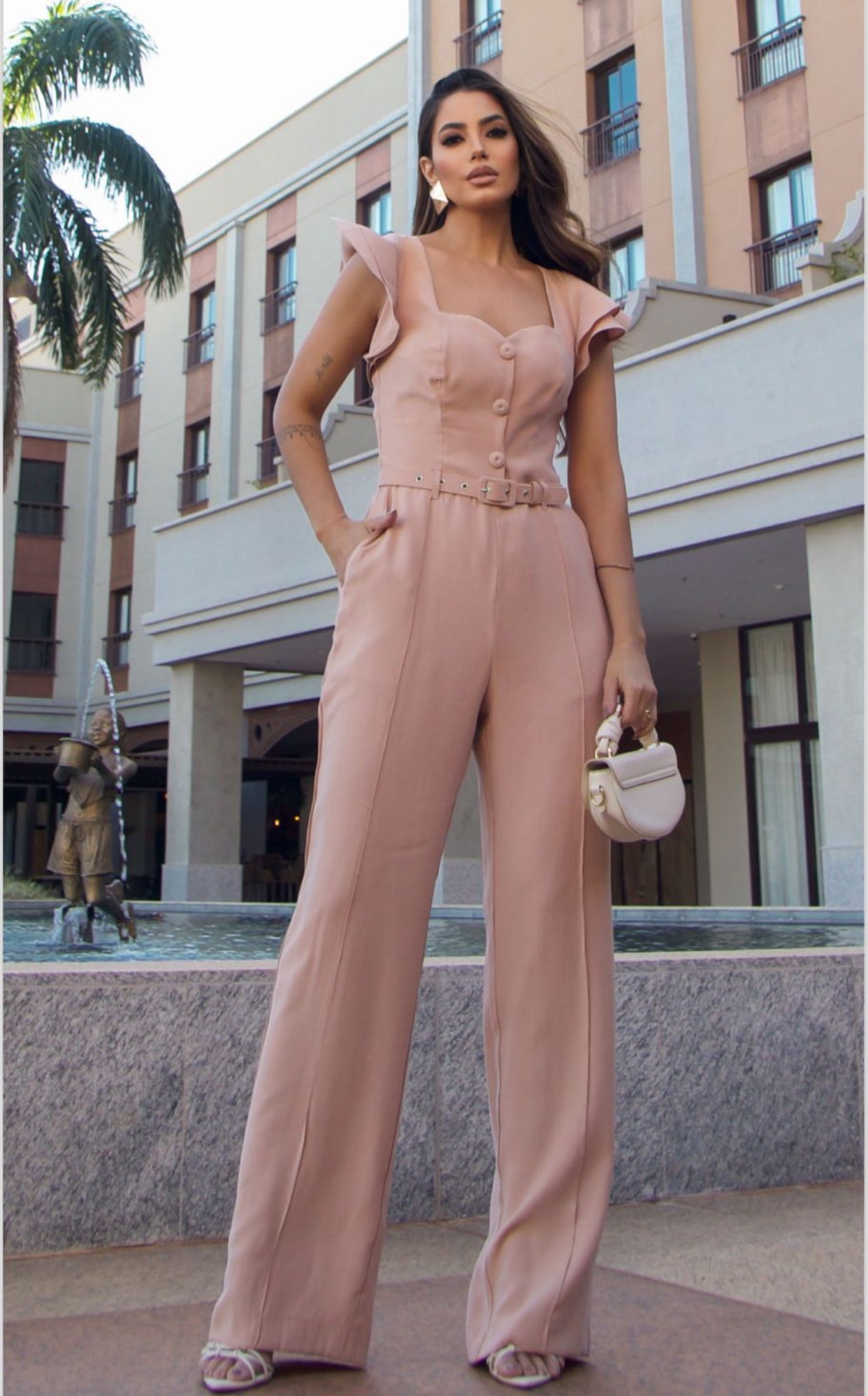 Luzia Fazzolli - Tailored Jumpsuit with Belt