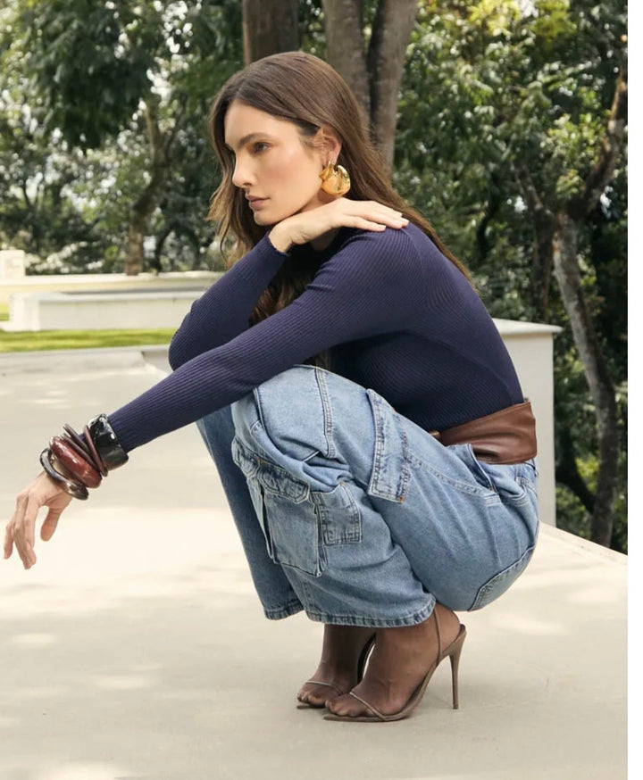 Isa Paes - Barrel Cargo Jeans