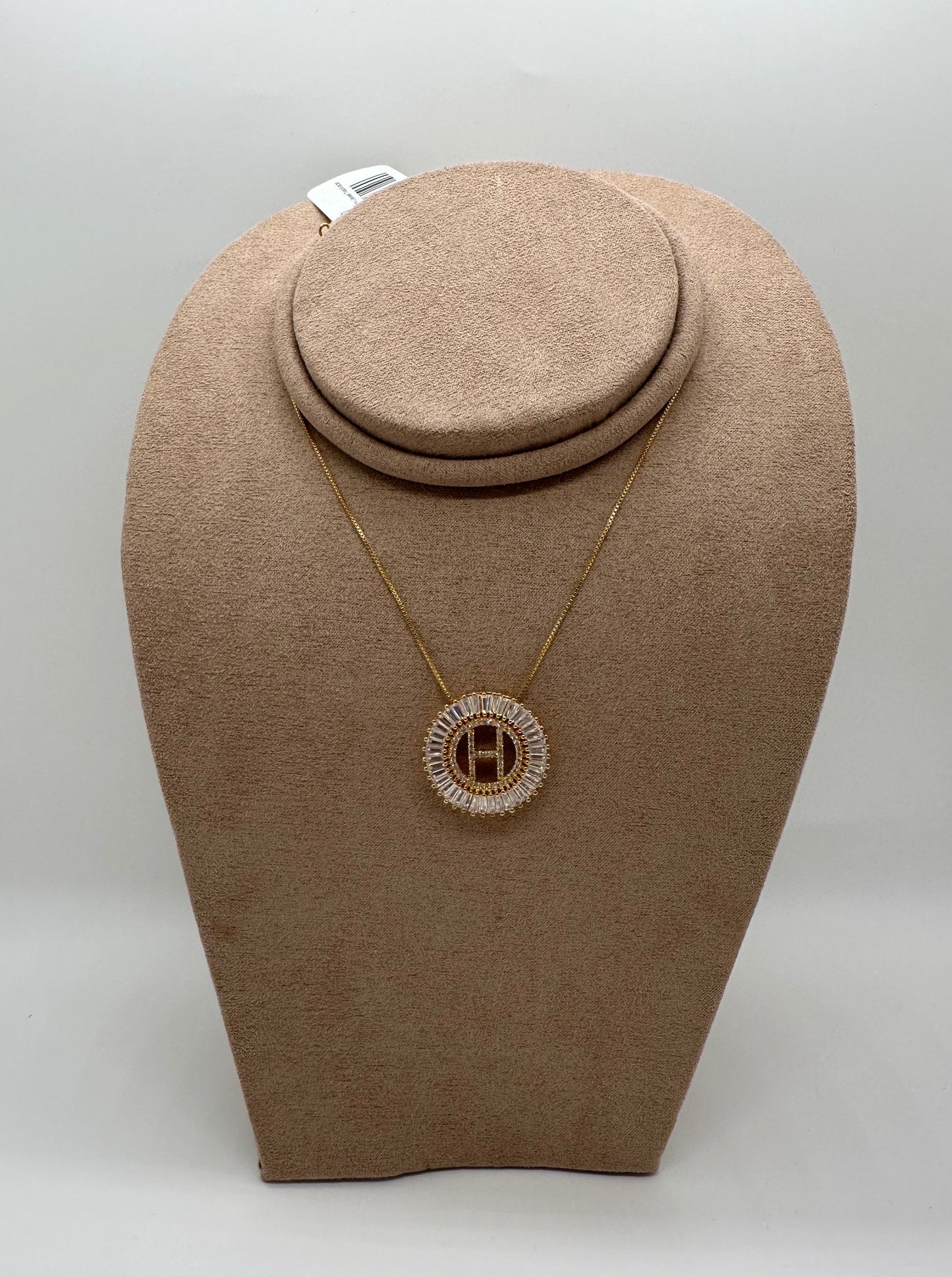 Mandala Letter Semi-Jewel Necklace