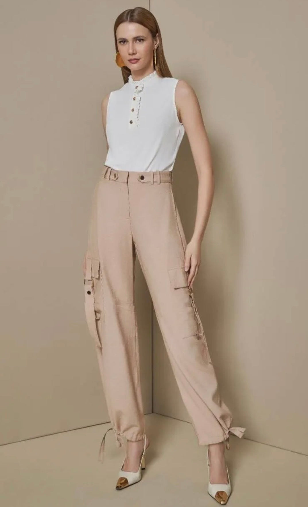 Lore - Tailored Cargo Pants Belt Loops