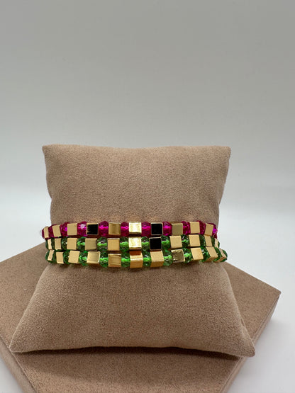 Square Bead Bracelet