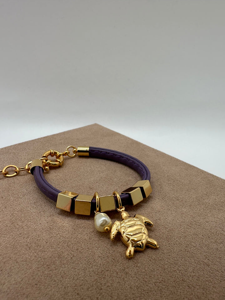 Nuria - Beach Leather Bracelet