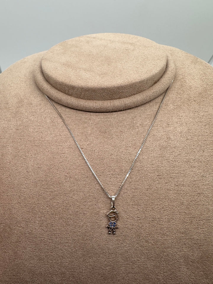 Nuria - Silver Pendant Necklace 1 Son