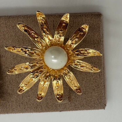 Sun Ring with Pearl