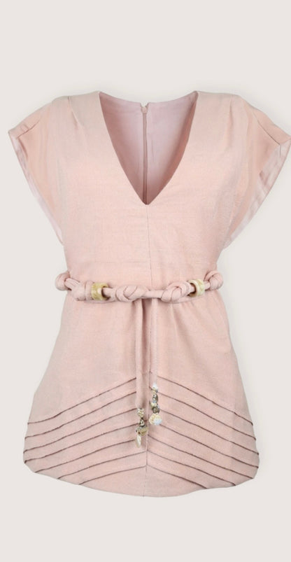 La Chocole - Blouse and Belt Set