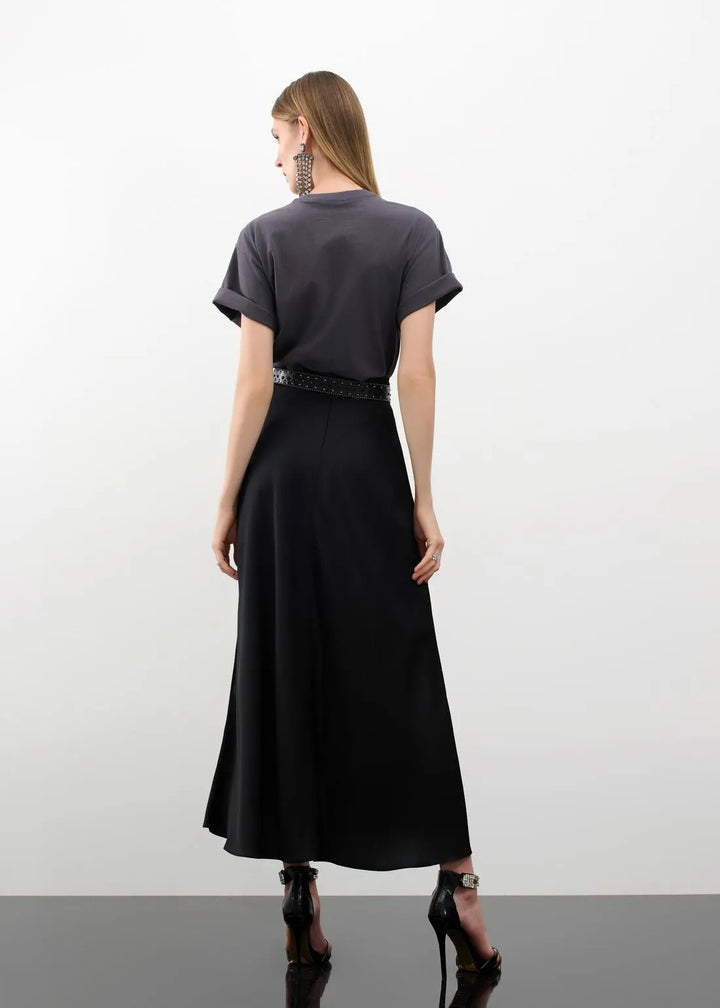 Lore - Saia Maxi Midi Crepe
