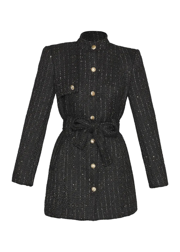 Lore - Maxi Tweed Coat Set
