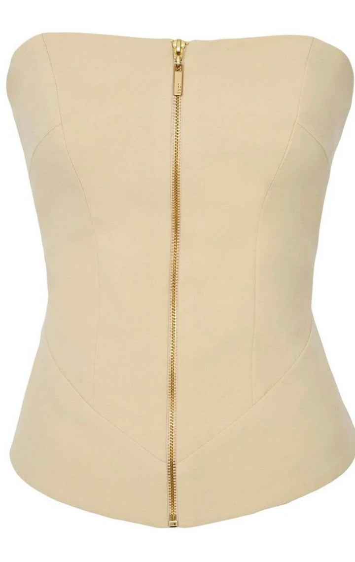 Lore - Frontral Zipper Corset Jogger Pants