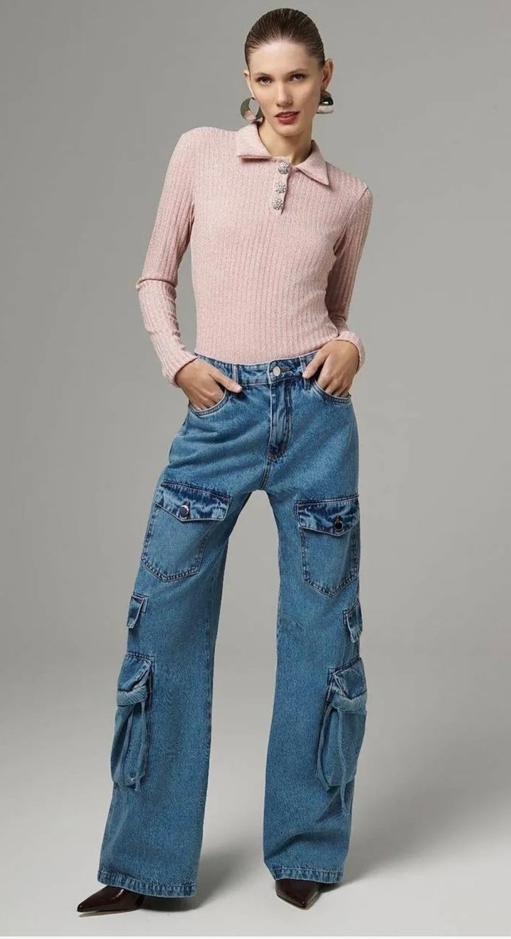 Lore - Wide Leg Cargo Pants