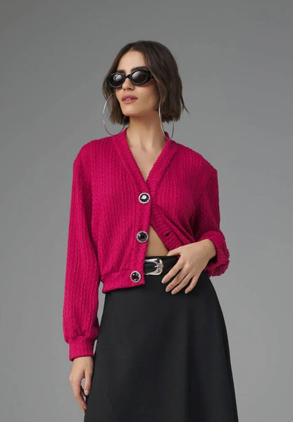 Lore - Grace Knit Button Maxi Coat