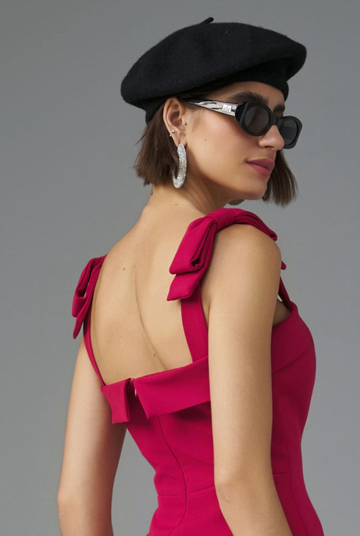 Lore - Short Dress with Bow Straps