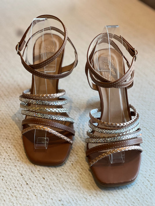 Bfb Shoes - Sandals Heels Brown