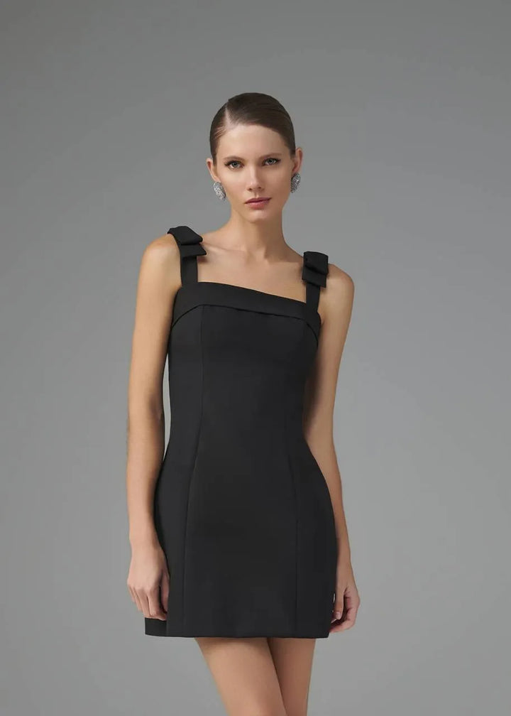 Lore - Short Dress with Bow Straps