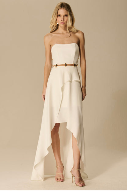 Caos - Curved Metal Tailored Dress