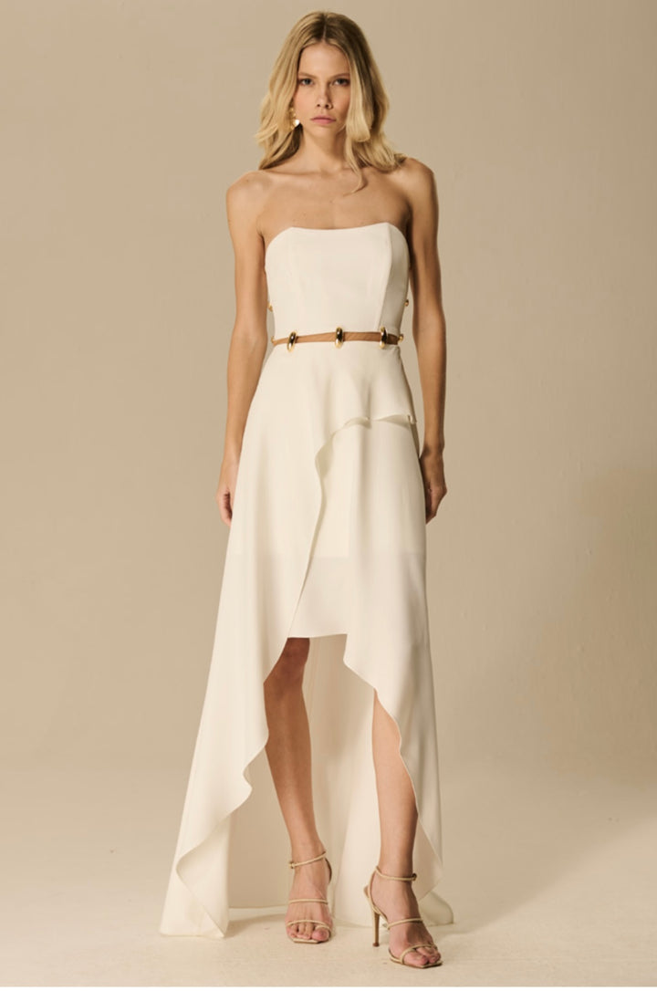 Caos - Curved Metal Tailored Dress