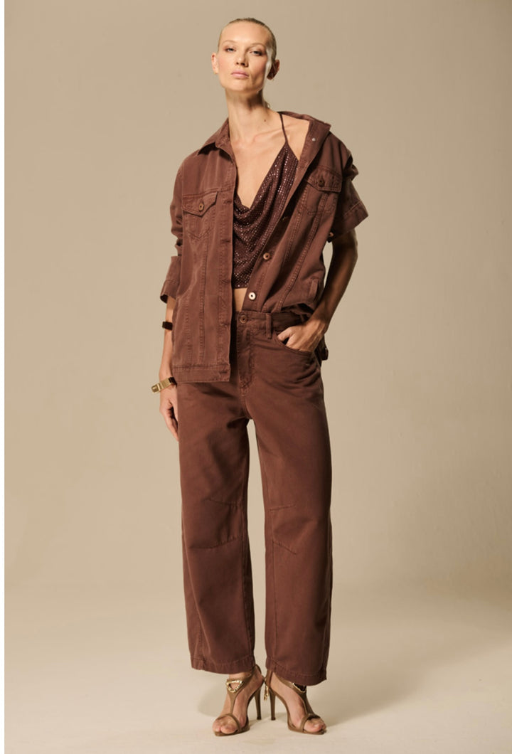 Caos - Jaqueta Oversized de Sarja
