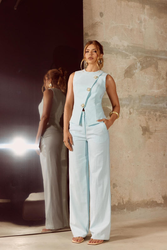 Closet Deluxe - Tailored set w/ Square Details