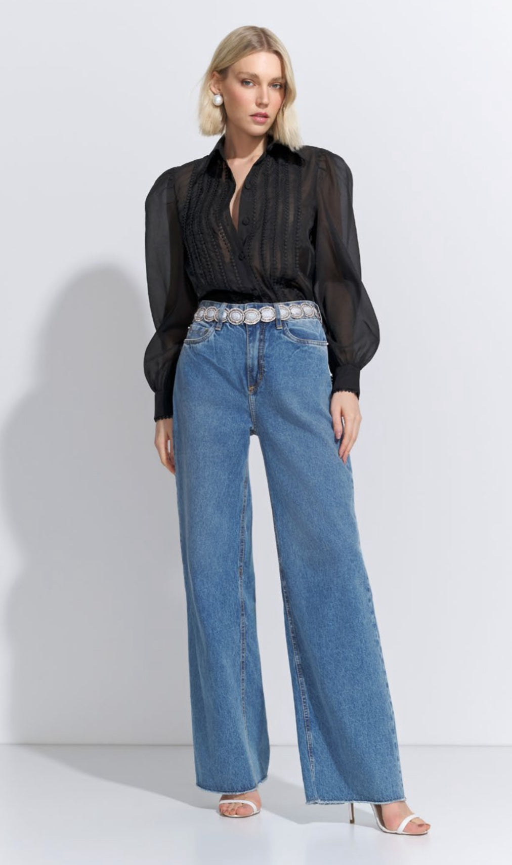 Lore - Romantic Organza Shirt