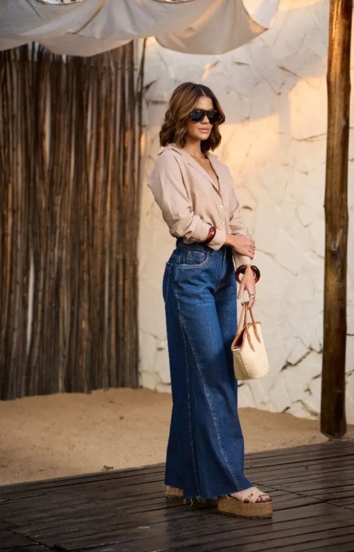 Contra Censura - Calça Jeans Escura
