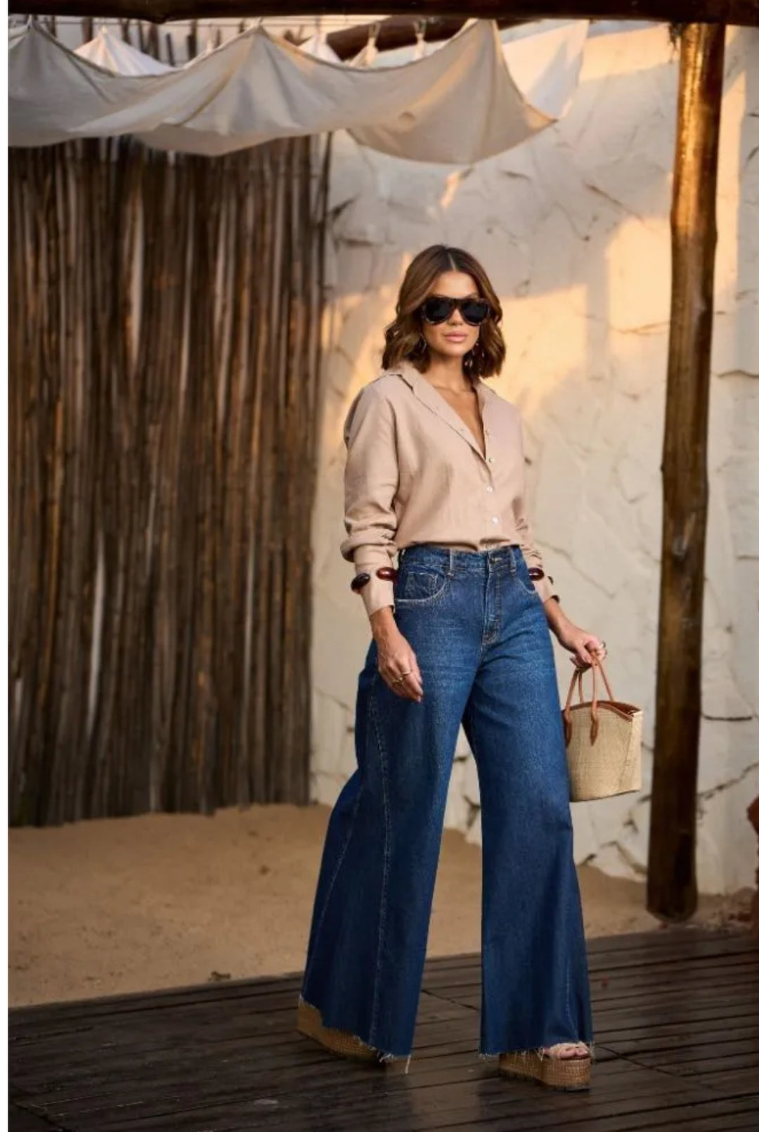 Contra Censura - Calça Jeans Escura